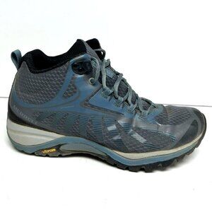 Merrell Womens Siren Edge 3 Waterproof Boot Gray/Blue Size 8.5 M